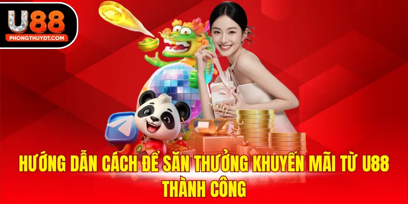 Hướng dẫn cách để săn thưởng khuyến mãi từ U88 thành công
