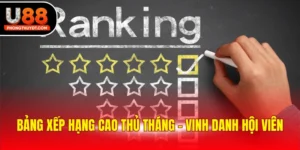 Bảng Xếp Hạng Cao Thủ Tháng - Vinh Danh Hội Viên Tại U88