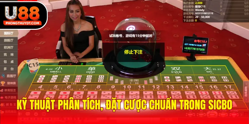 Kỹ thuật phân tích, đặt cược chuẩn trong Sicbo